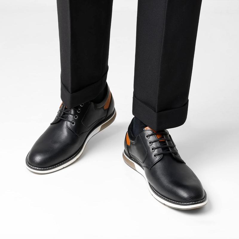 Men's Casual Dress Oxfords Shoes Business Formal Derby Sneakers