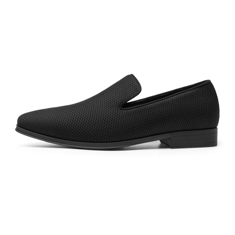 Bruno Marc Men's Velvet Slip-On Loafers