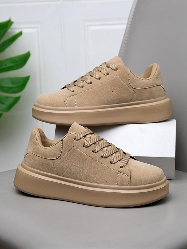 Women's Fashionable Lace Up Low Top Sneakers, Casual Comfortable Breathable Sports Shoes, Female All-match Round Toe Skate Shoes for Daily Wear