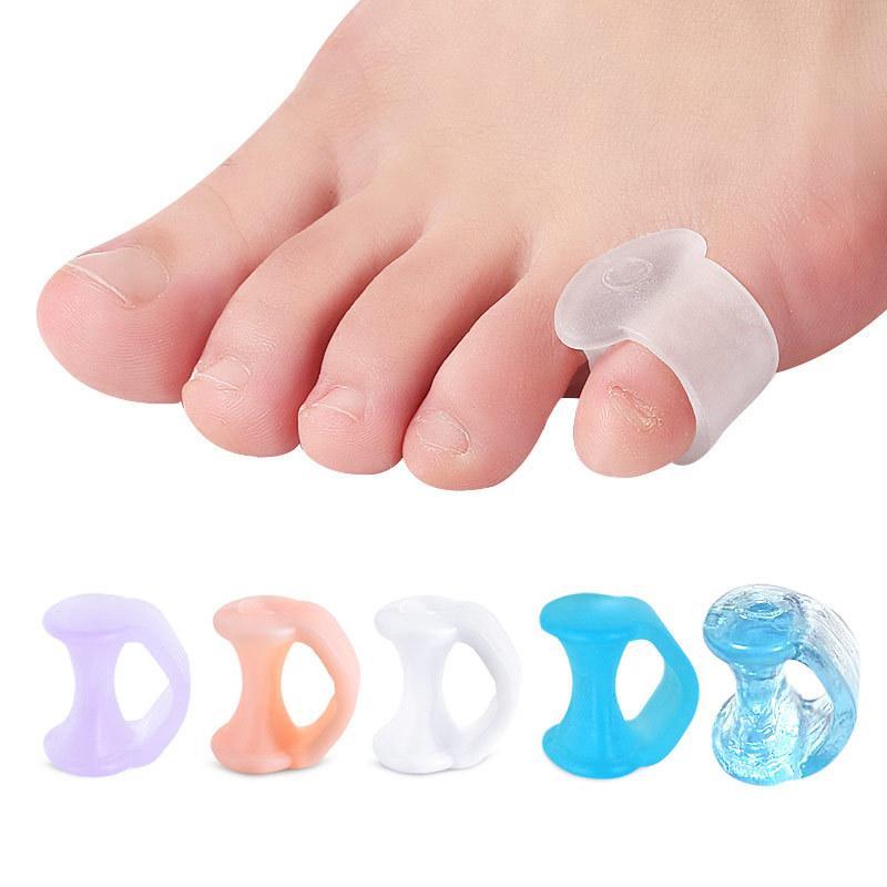 Silicone Toe Separator, 10pcs Toe Spacers, Little Toe Cushions for Preventing Rubbing & Relieve Pressure, Foot Care Tool