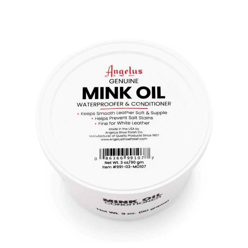 Angelus Mink Oil Paste - Waterproofer And Conditioner For Leather, Boot Conditioner, Boot Oil