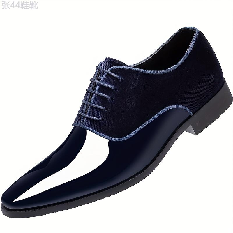 Mens Premium PU Leather Derby Shoes - Stylish & Versatile for Wedding, Party & Office - Perfect for Spring, Summer & Autumn Boy Walking Shoes