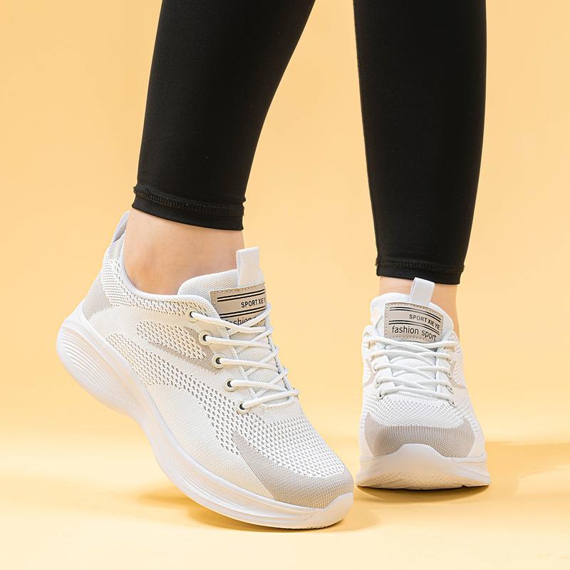 Black Friday 65%off Sosenfer Women Fashion Sneakers Outdoor Running Train Sport Shoes Female Lightweight Soft Flat Mesh Shoes