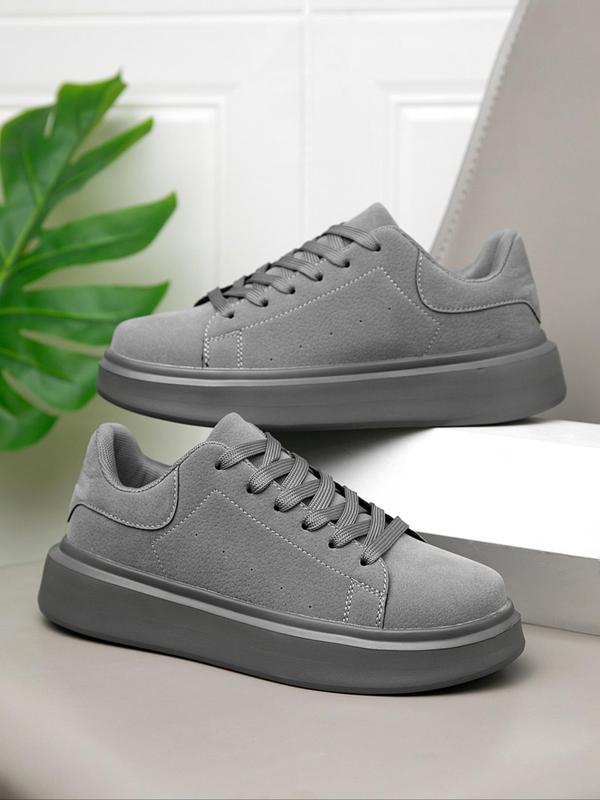 Women's Fashionable Lace Up Low Top Sneakers, Casual Comfortable Breathable Sports Shoes, Female All-match Round Toe Skate Shoes for Daily Wear