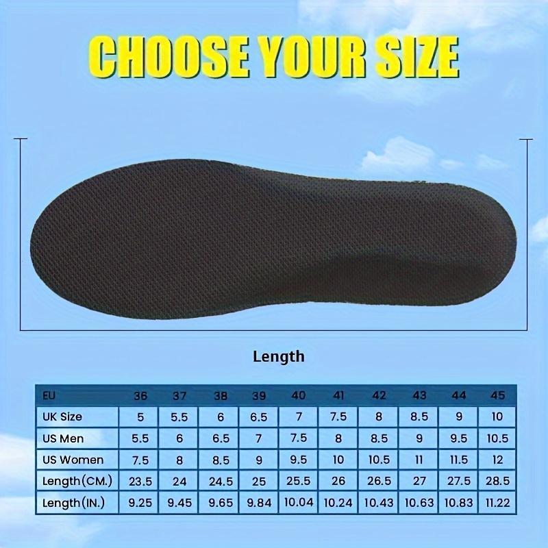 Breathable Sports Insoles, 3 Pairs set Anti-slip & Shock Absorption Sports Insoles, Comfortable Sports Insoles for Running & Walking