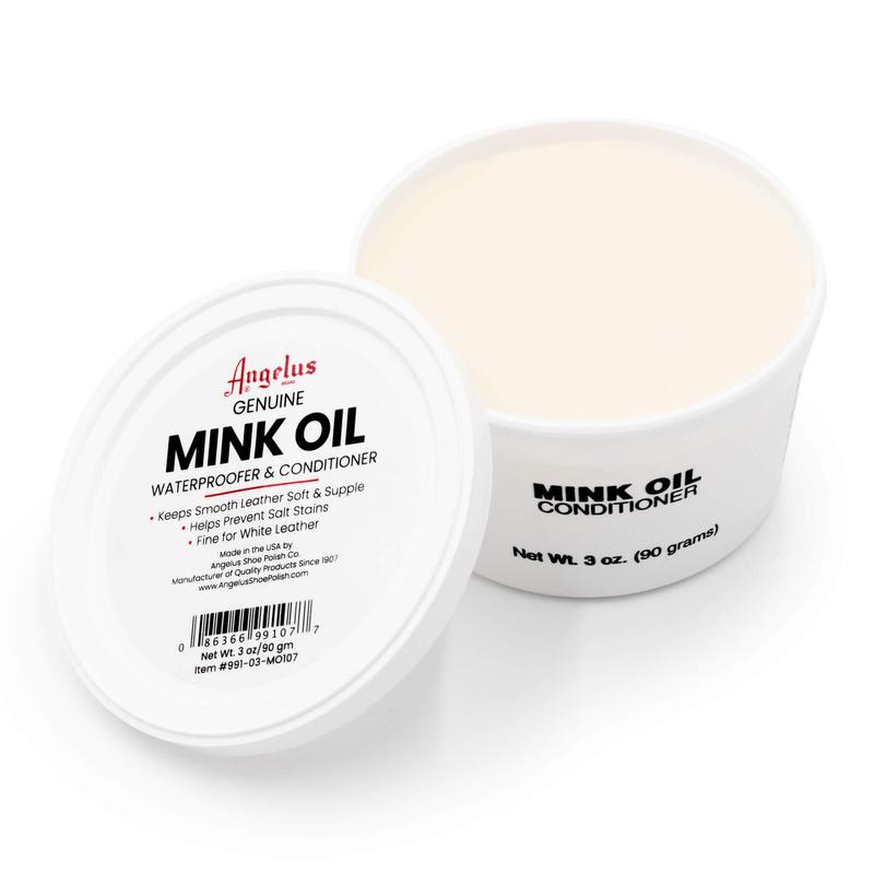 Angelus Mink Oil Paste - Waterproofer And Conditioner For Leather, Boot Conditioner, Boot Oil