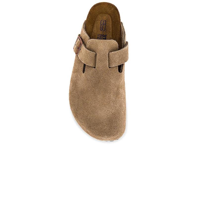 BIRKENSTOCK Boston Soft Footbed Clog in Taupe