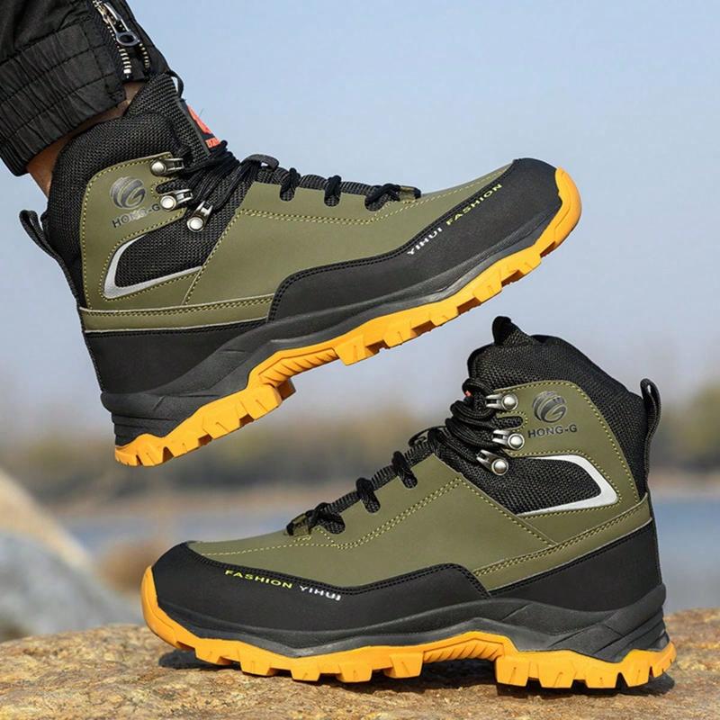 Men's Steel Toe Shoes Waterproof Soft Durable Work Boots Indestructible Comfortable Safety Shoes Anti-Slip Work Shoes