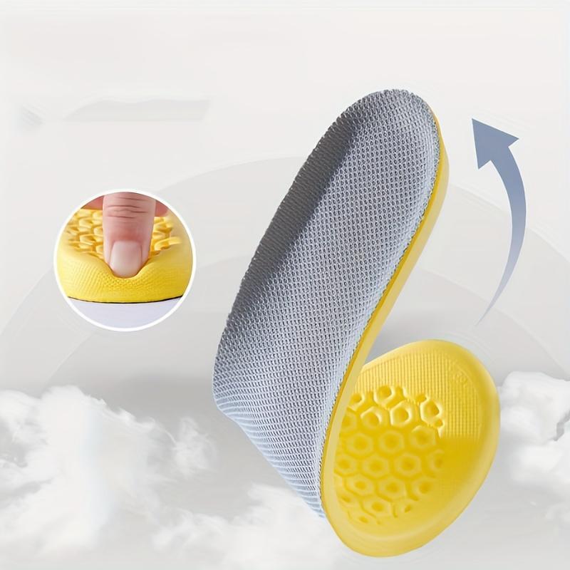 Breathable Sports Insoles, 3 Pairs set Anti-slip & Shock Absorption Sports Insoles, Comfortable Sports Insoles for Running & Walking