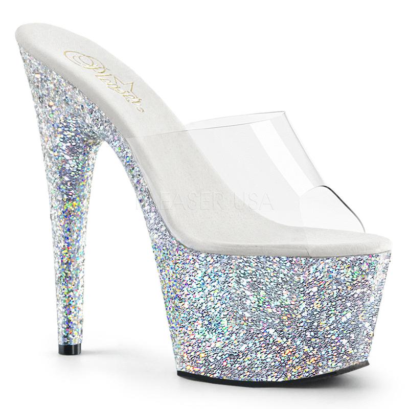 7 Inch Heel ADORE-701LG Clear