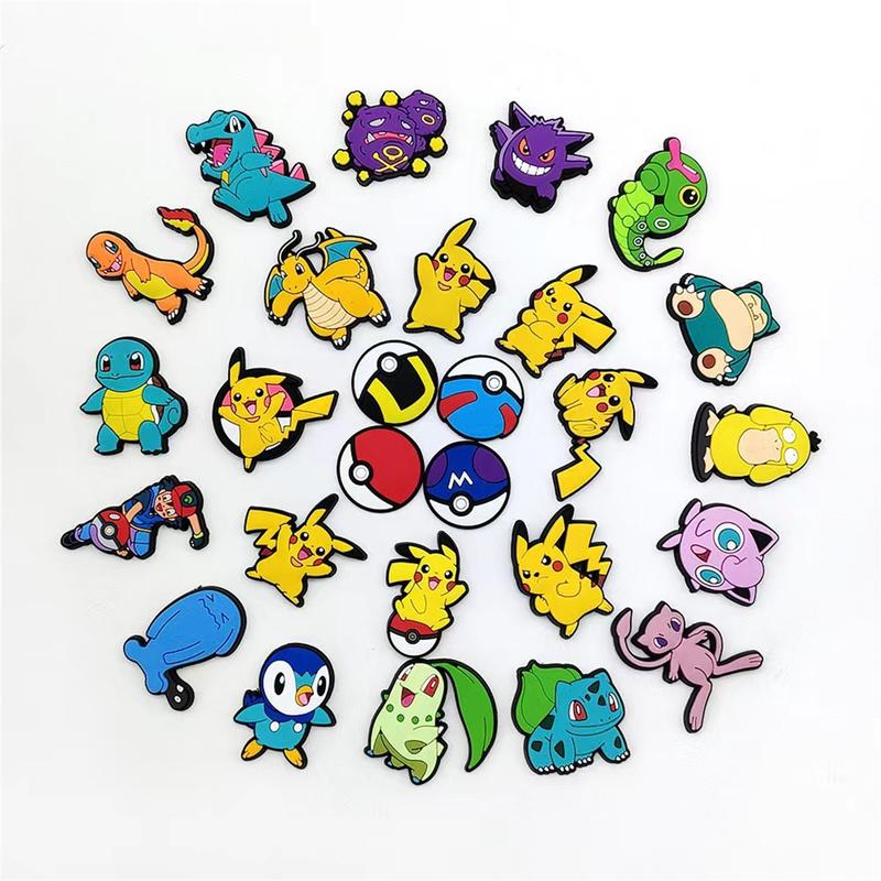 Pokemon charms Cartoon Shoe Charms for Crocs  Shoes