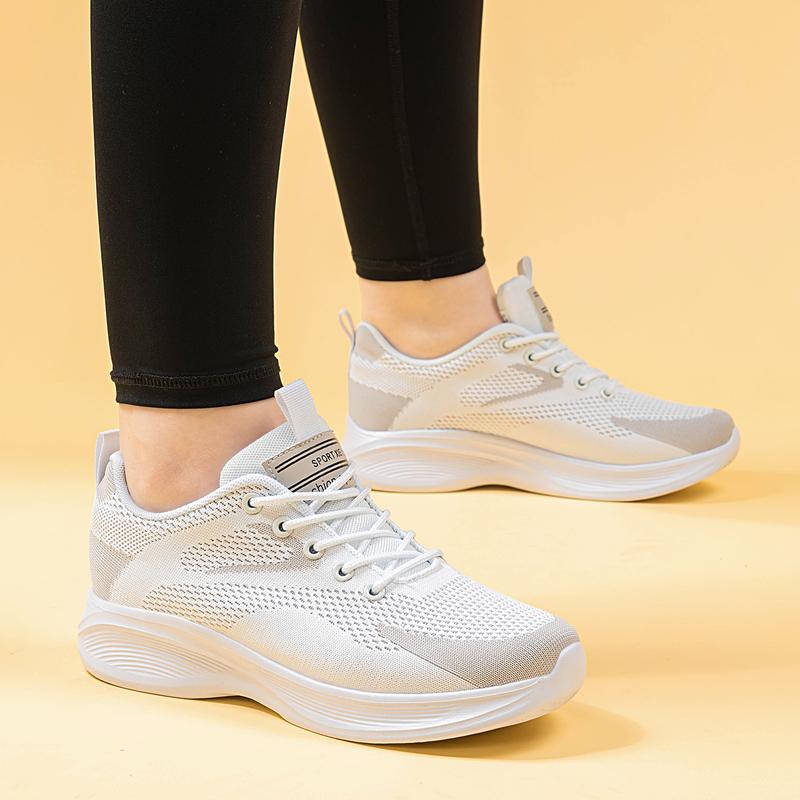 Black Friday 65%off Sosenfer Women Fashion Sneakers Outdoor Running Train Sport Shoes Female Lightweight Soft Flat Mesh Shoes