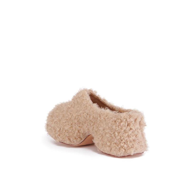 AZALEA WANG MORTICIA BROWN SHERPA CLOG