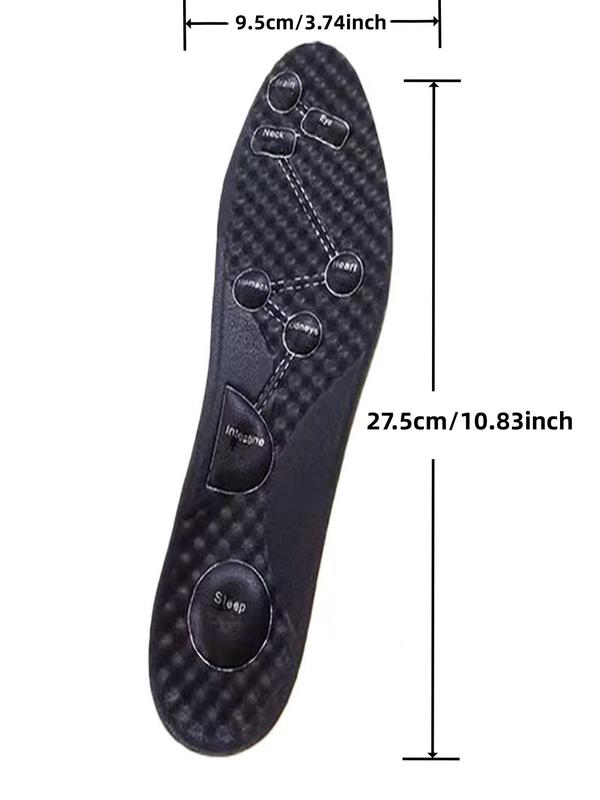 Foot Massage Insoles, Wormwood Fragrance Anti-odor Foot Insoles, Breathable & Fragrant Foot Cushion, Shoe Insoles for Men & Women