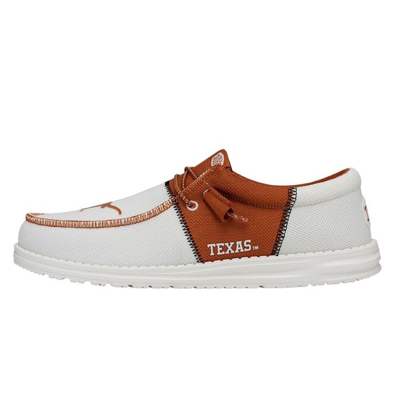 HEYDUDE Wally Tri Texas Longhorns - Mens Comfortable Slip on Shoes