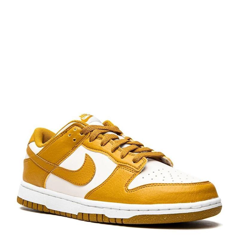 Nike Dunk Low Next Nature Gold Phantom White Harvest DN1431-001 Womens Sizing New Fashion Sneakers