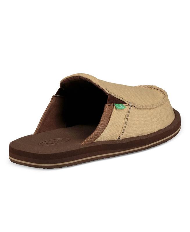 Sanuk Men's Tan Cotton You Got My Back III Loafers