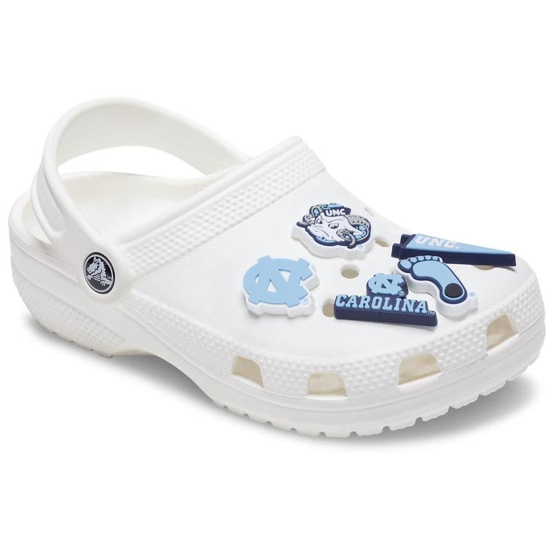 Crocs Jibbitz University of North Carolina Sports Shoe Charms 5-Pack