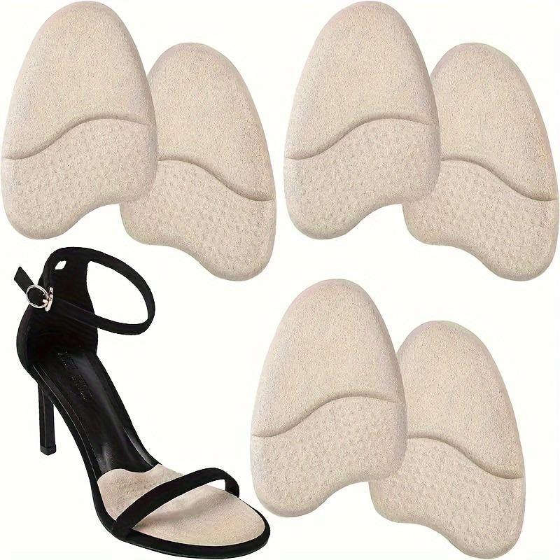 Anti-slip Silicone Gel Shoe Insoles, 6 Counts set Ball-of-foot Cushions for Women's High Heels, Comfort and Support Foot Pads for Sandal, Christmas Gift