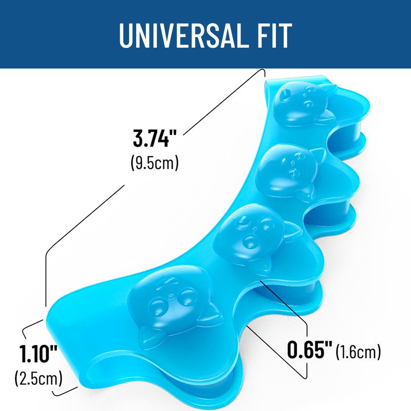 Everlasting Comfort Toe Spacers for Women and Men - Silicone Gel Toe Separators for Women (6-12) and Men (5-10.5) - Yoga, Pain Relief, Soft, Comfortable, Stretchable, Supportive, Bunion Corrector