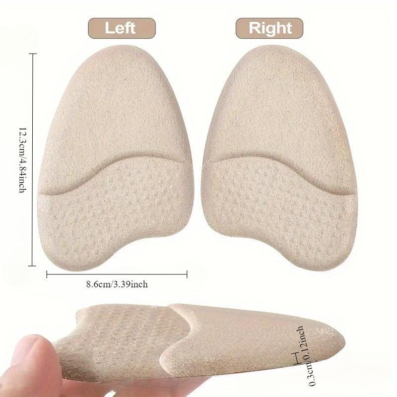 Anti-slip Silicone Gel Shoe Insoles, 6 Counts set Ball-of-foot Cushions for Women's High Heels, Comfort and Support Foot Pads for Sandal, Christmas Gift