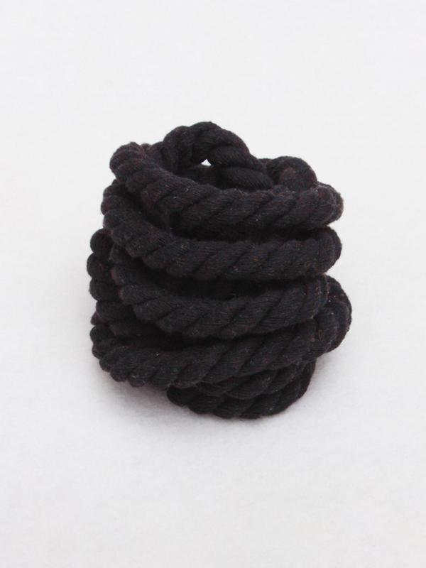 1 Pair Solid Round Shoelace for Sneakers, 7mm Thick Polyester Shoelace for Men and Women, Hemp Rope