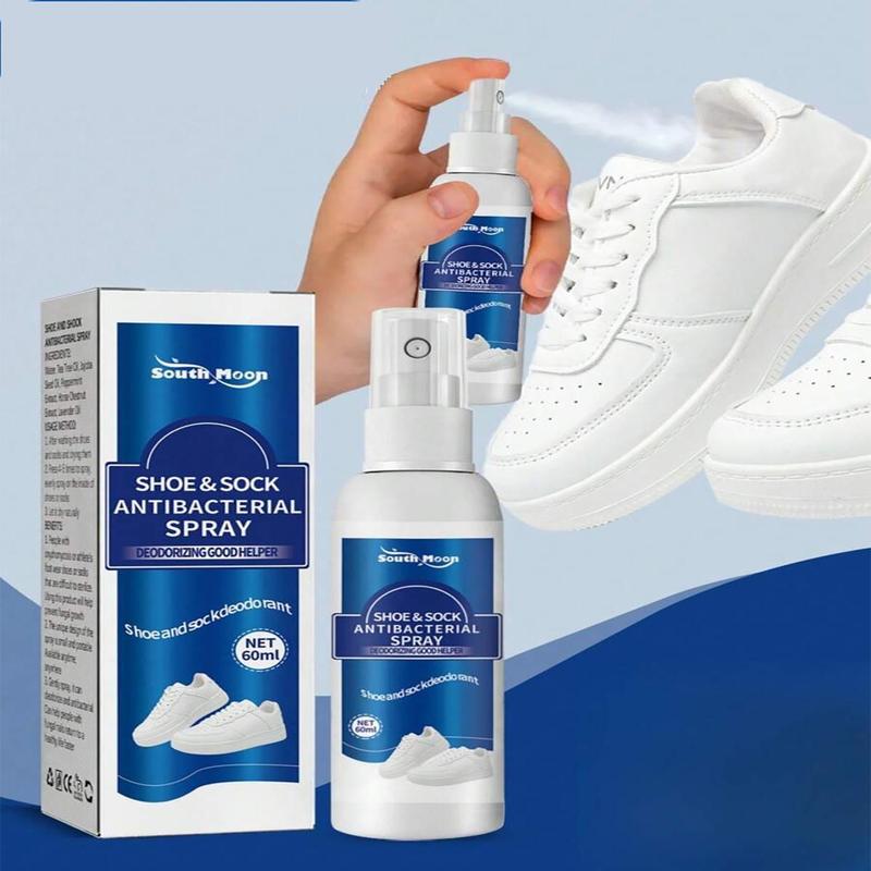 Shoe Deodorant Spray, 1 Count 2 Counts Portable Shoe & Sock Deodorant Spray, Household Foot Odor Remover Spray for Indoor & Outdoor