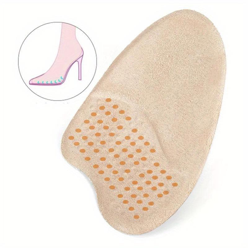 Anti-slip Silicone Gel Shoe Insoles, 6 Counts set Ball-of-foot Cushions for Women's High Heels, Comfort and Support Foot Pads for Sandal, Christmas Gift