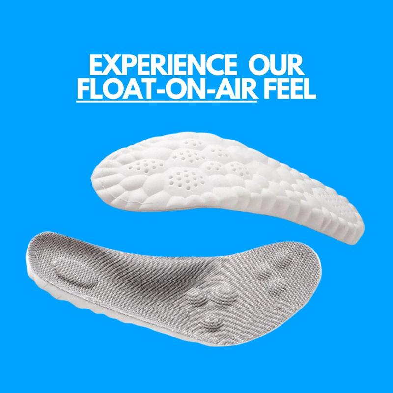 Cloud Soles for Men & Women,4D Cloud Insoles for Men,Cloudsole Insoles for Men Women, Soft Memory Foam Insoles, Plantar Fasciitis Insoles, Anti Fatigue, Shock Absorption, Foot Pain Relief