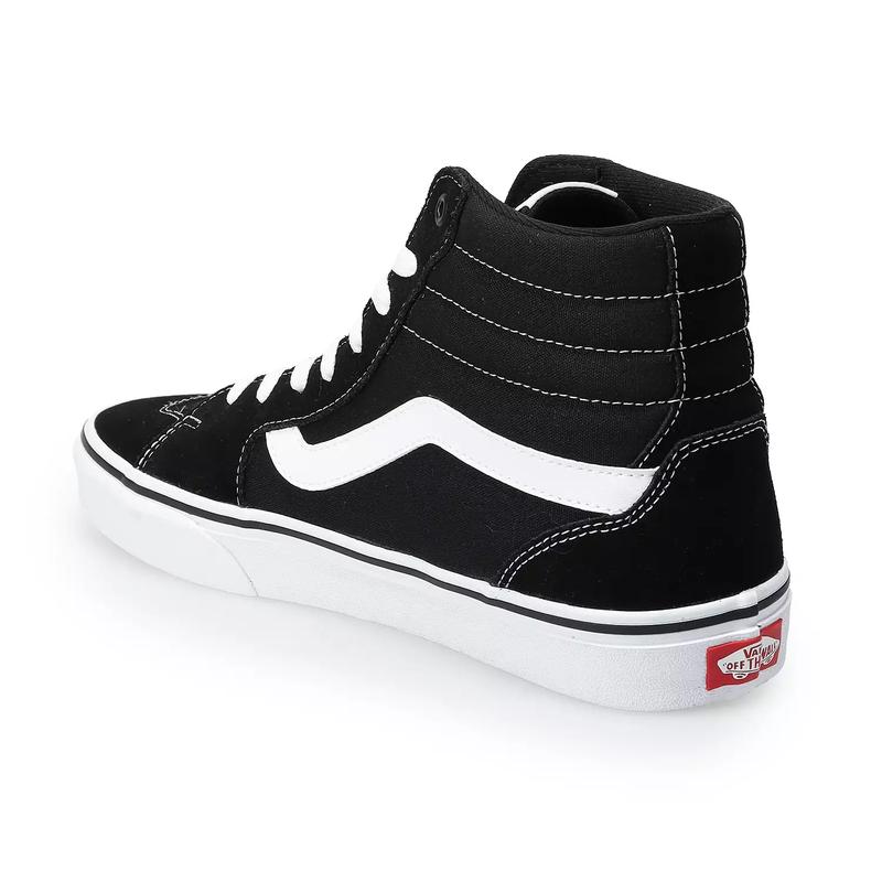 Vans Filmore Men's High-Top Canvas Sneakers with Durable Rubber Sole - Closed