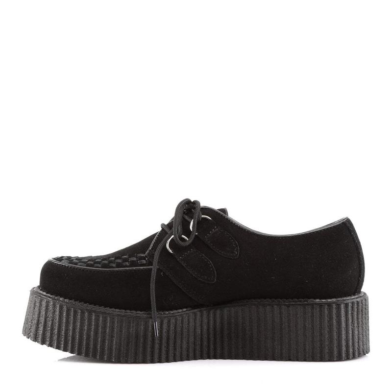 Demonia Men's Creeper-402S Black Suede Creepers