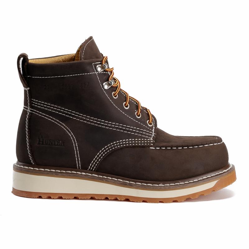 Grand H 827 Hunter Moc Leather Double Density Toe Work Boot