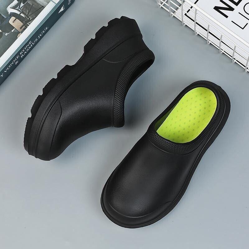 Men's Chef Clogs Waterproof Oil-proof Wear-resistant Multifunctional Work Shoes