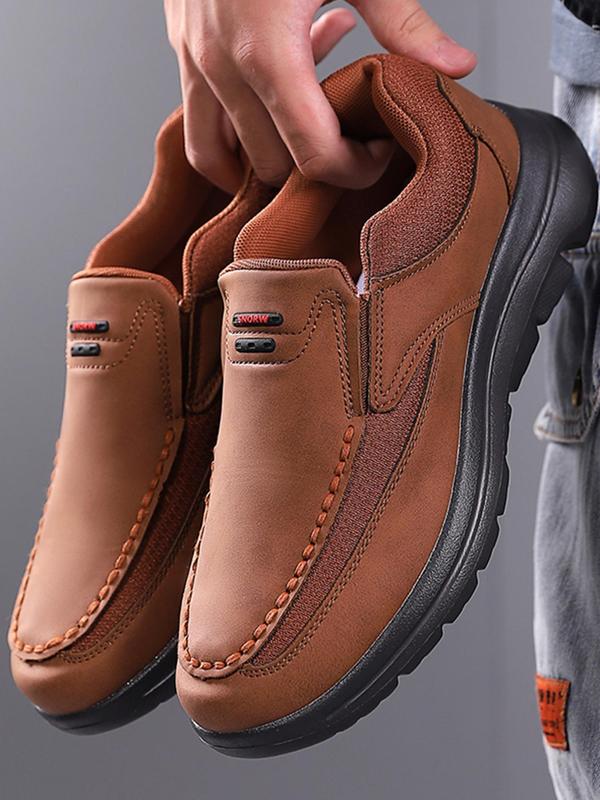 Men's Fashionable Slip on shoes, Casual Comfortable Breathable Low Top Sneakers, All-match Commuter Shoes for Work & Daily Wear