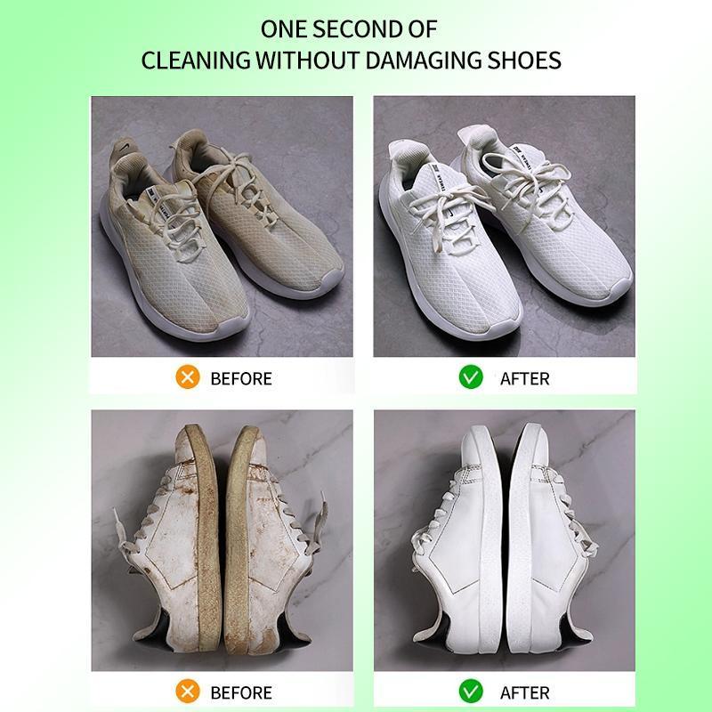 ROZINO White Shoe Cleaner - Multipurpose Leather Cleaner for Protecting Leather Goods - Bedroom, Walking