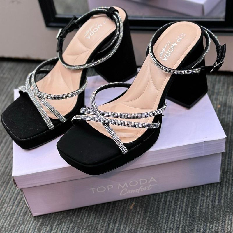 Crystal-4 wide friendly heels