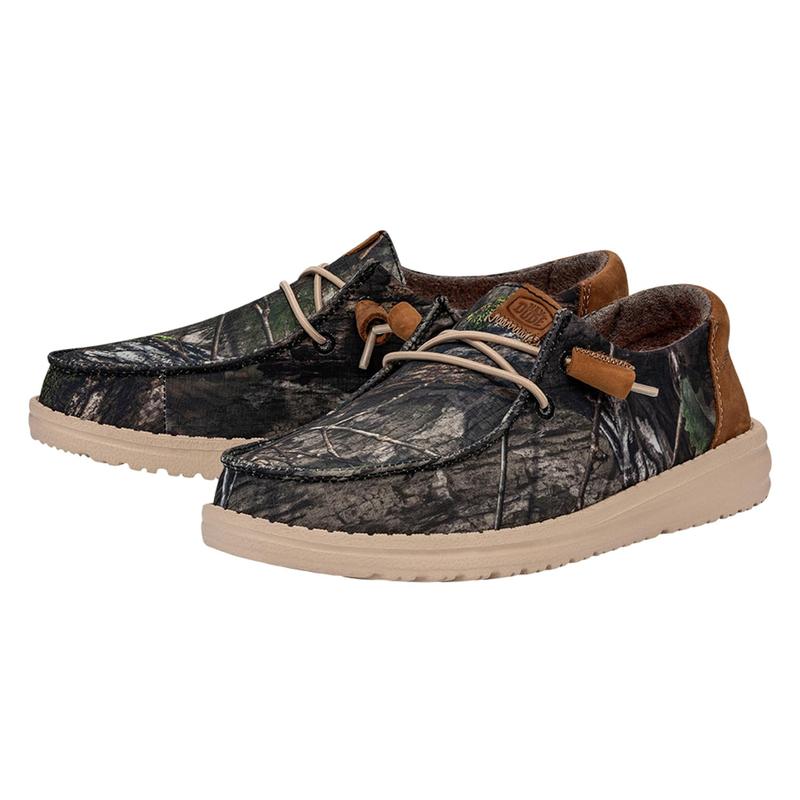 HEYDUDE X Mossy Oak Wendy  - Womens Comfortable Slip on Shoes