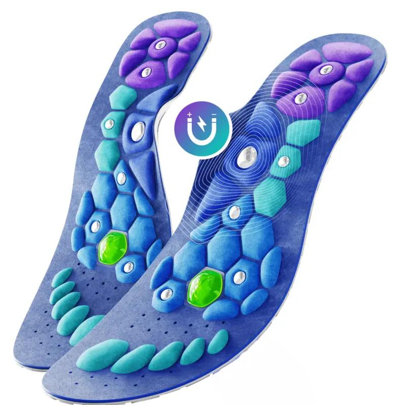 Akusoli | Shock Absorbing Insoles for All Day | Comfort Arch Support | Premium Materials | Fits for All Shoes