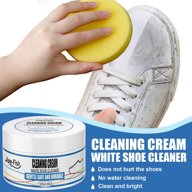 Multi-functional white shoe detergent White Shoe Cleaning Cream Strong Stain Removal Cleaning Cream Sports Canvas Shoes Cleaning to Remove Stains