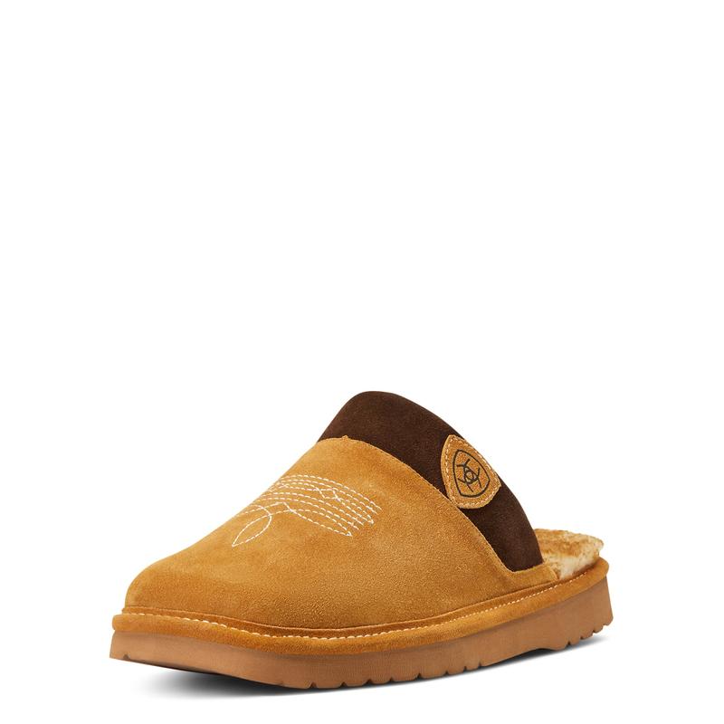 Men's Silversmith Square Toe Slipper Chestnut Flipflop Footwear