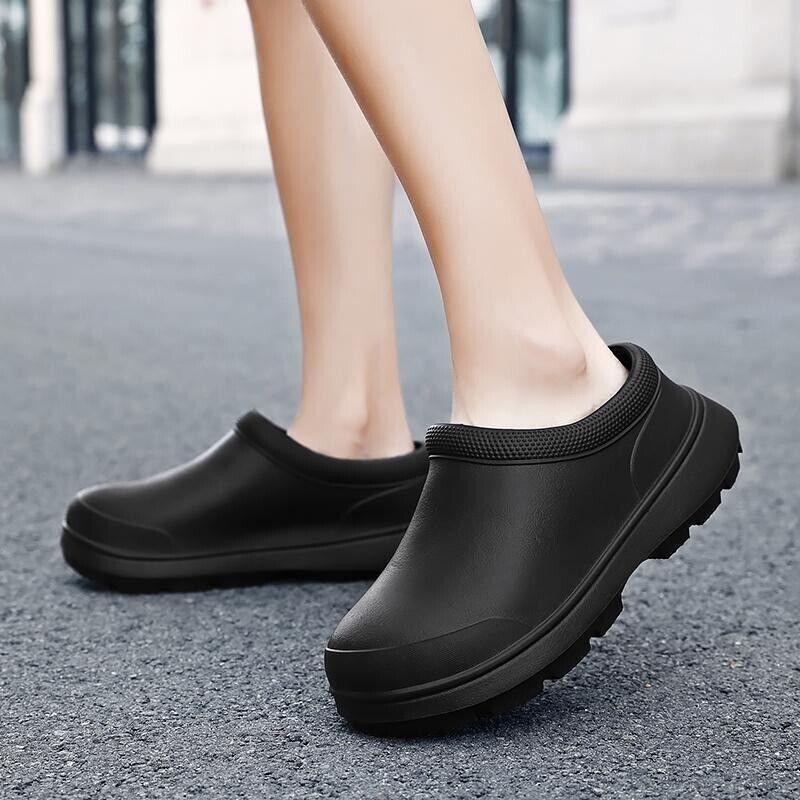 Men's Chef Clogs Waterproof Oil-proof Wear-resistant Multifunctional Work Shoes