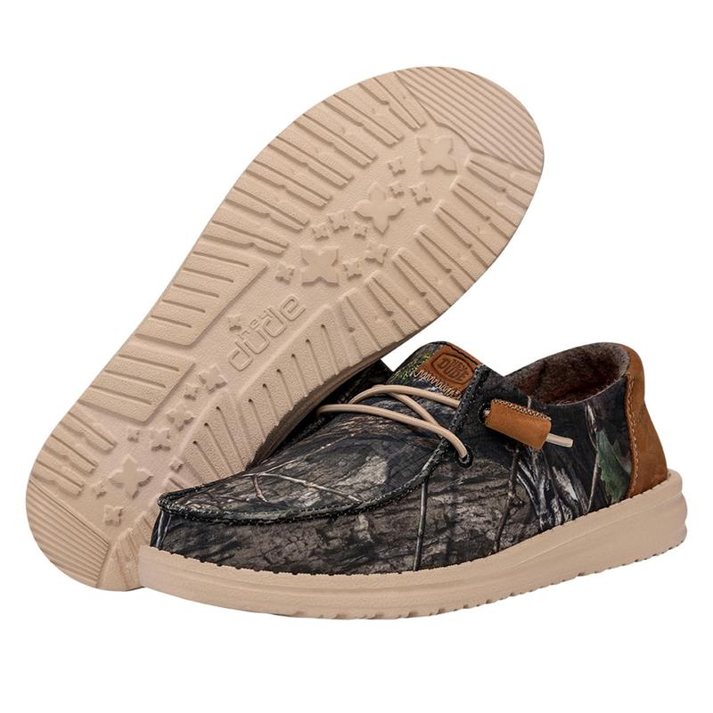 HEYDUDE X Mossy Oak Wendy  - Womens Comfortable Slip on Shoes