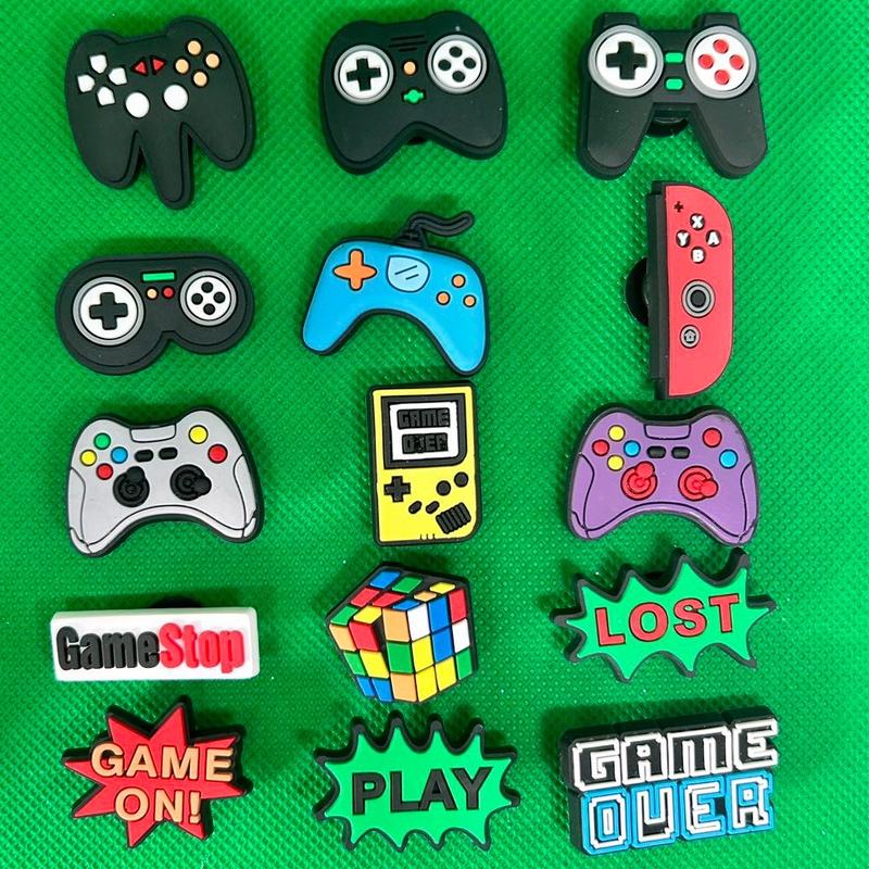 Gamer Life and Jibbitz aka Shoe Croc Charm Collection crocs custom jibbit halloween cute cartoon clog decoration