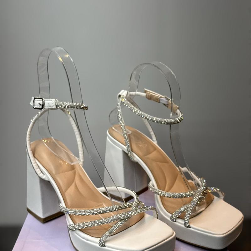 Crystal-4 wide friendly heels