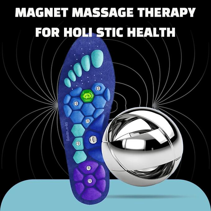 Magnetic Massage Insoles - USA Trendsetter for All-Day Foot Comfort and Energy Boost，Promote blood circulation, relieve foot fatigue, suitable for people who stand for a long time