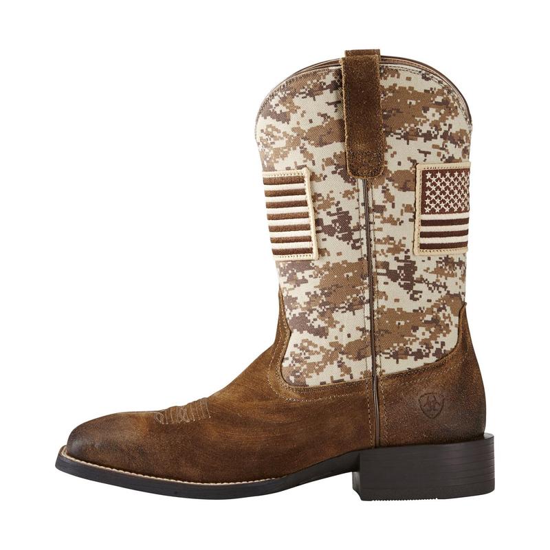 Ariat Men's Sport Patriot Western Performance Boot Broad Square Toe - 10019959