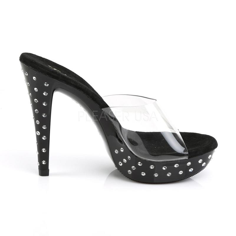 5 Inch Heel COCKTAIL-501SDT Rhinestone Studded