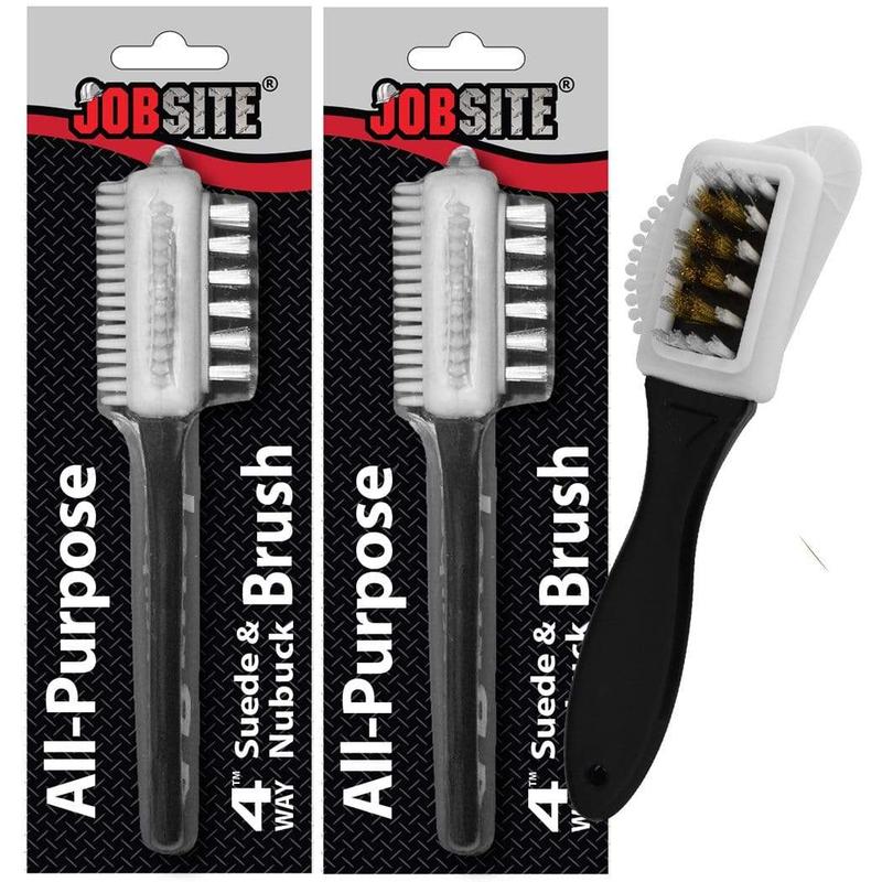 JobSite Suede & Nubuck Leather Cleaning Brush - Cleans & Restores Leather to New Look & Feel