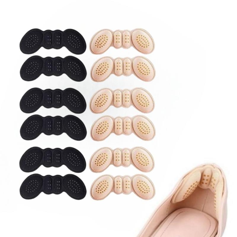 6 Pairs Heel Cushions for Shoes, Heel Pads for Shoes That are Too Big, High Heel Comfort Pads Men Women, Heel Cushions for Women Men Back of Heel,Heel Pain Relief,Inserts to Make Shoes Fit Tighter