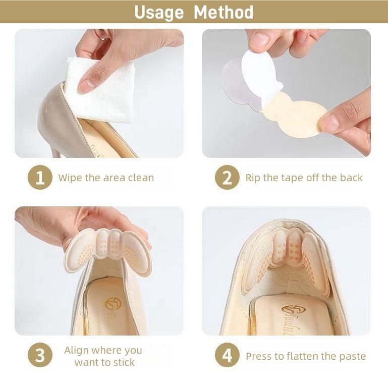 6 Pairs Heel Cushions for Shoes, Heel Pads for Shoes That are Too Big, High Heel Comfort Pads Men Women, Heel Cushions for Women Men Back of Heel,Heel Pain Relief,Inserts to Make Shoes Fit Tighter